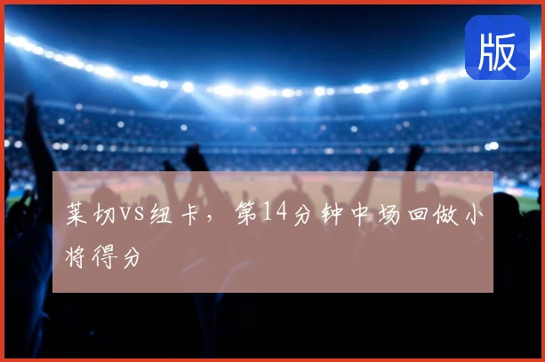 莱切vs纽卡,第14分钟中场回做小将得分